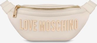 Love Moschino Marsupio eco-friendly con logo - Bianco