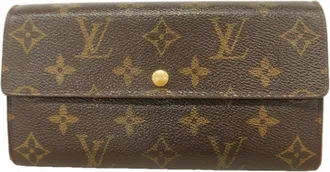 Louis Vuitton Brown Long Wallet (Bi-Fold) (Pre-Owned)