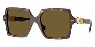 Versace Brown Square Ladies Sunglasses VE4441 108/73 55