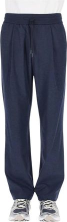 Herno Pantaloni della tuta dritti - - Trousers - Uomo - Blu - L