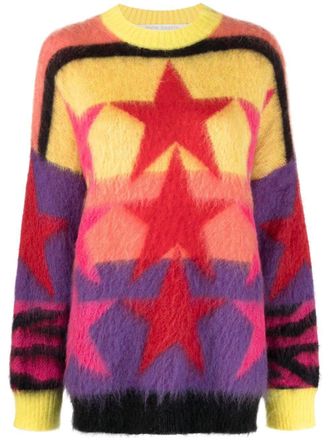 Palm Angels Intarsia trui - Roze