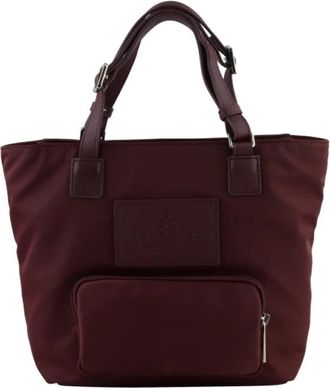 Pourchet Petit Cabas Escale - Dames - Shoppers - Rood - ONE Size - Leer - Tassen