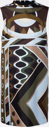 Pucci Vivara silk twill minidress