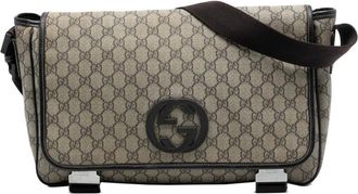 Gucci Pre-owned Cross Body Bags, female, Brown, Size: ONE SIZE Pre-owned Messenger Bag