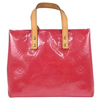 Louis Vuitton Reade Monogram Vernis Pink Patent_Leather Handbag (Pre-Owned)