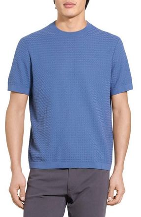 Theory Damian Tactile Crewneck T-Shirt in Bering at Nordstrom, Size Xx-Large