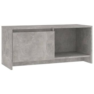 vidaXL Vidaxl - Mueble Para Tv Madera Contrachapada Gris Hormig&oacute;n 90x35x40 Cm