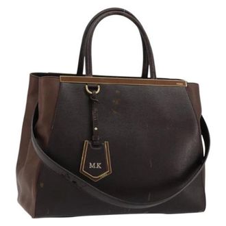 Fendi Pre-owned Vintage Handbag - Dames - Pre-owned - Bruin - Maat: ONE Size Leer