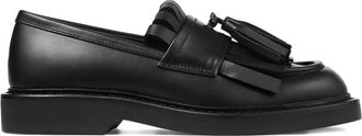 Jimmy Choo London fringe loafers - men - Rubber/Calf Leather/Calf Leather/Salpa/Rubber - 41.5 - Black