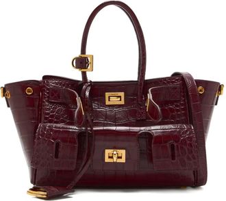 Balenciaga Borsa a mano Bel Air mini - Rosso