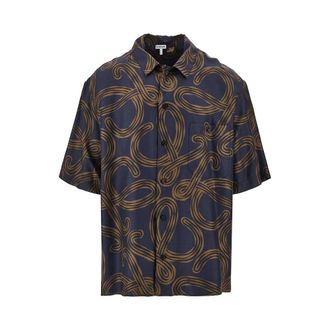 Loewe Anagram print silk shirt Man 40