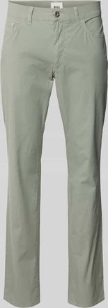 Brax Brax Regular Fit Hose mit 5-Pocket-Design aus Baumwoll-Mix Modell Cadiz in Gruen, Gr&ouml;&szlig;e 32/30