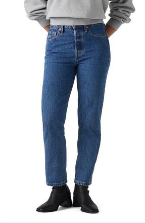 Levi's 501 High Waist Crop Straight Leg Jeans in Listen To Yourself T2 at Nordstrom, Size 32 X 26