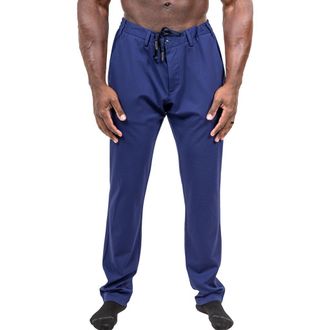 Maceoo Marthyr Tapered Leg Drawstring Pants in Blue at Nordstrom, Size 38