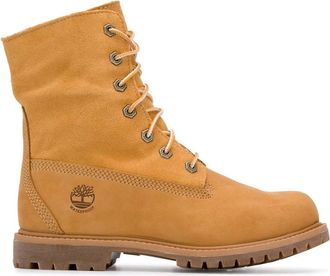 Timberland Low-Top Sneaker - Authentic Teddy Fleece Fold Down Boots - Gr. 37 (EU) - in Braun - für Damen