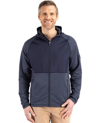 Cutter & Buck Peshastin Fleece Recycled Mens Hybrid Jacket