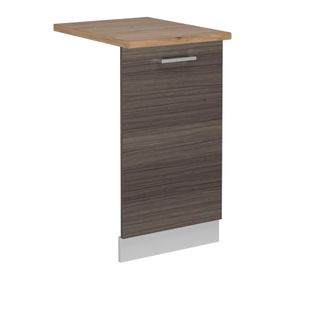 Vicco Tapa Del Lavavajillas R-line, Gris Noble, 45 Cm, Et Roble