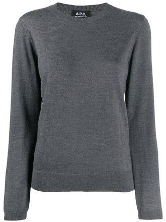 A.P.C. Trui met ronde hals - Grijs