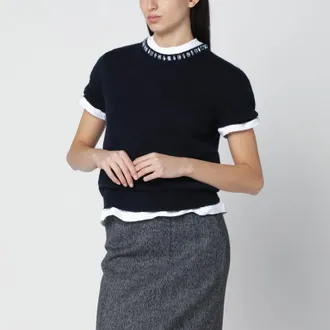 Prada Blue wool and cashmere sweater