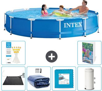 Intex Piscina Con Estructura Redonda - 366x76 Cm - 7-piezas S166