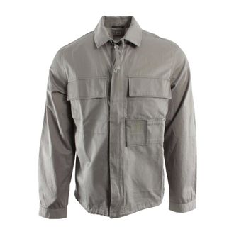 C.P. Company Casual Shirts, male, Gray, Size: M Shirt