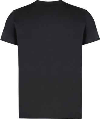 K-Way Mens Le Vrai Edouard Cotton Crew-Neck T-Shirt Black T-Shirts And Polos
