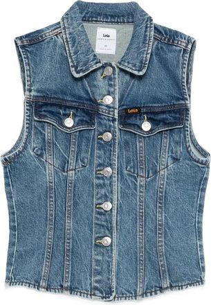 Lois Jeans Buttoned Gilet