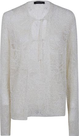 Fabiana Filippi Ribbon Round Neck Cardigan
