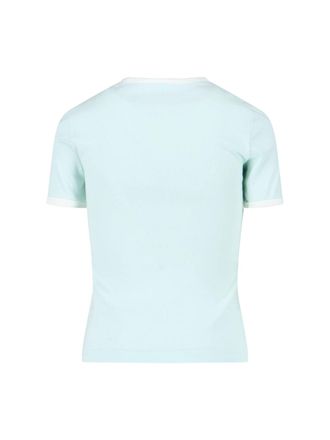 Courr&egrave;ges Womens T-Shirts And Polos Green Cotton