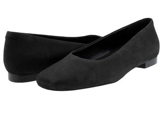 Trotters Honor Womens Shoes Black Nubuck : 7.5 WW (EE), Leather