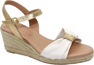 Eric Michael Womens Bailey Espadrille Sandal In Metallic