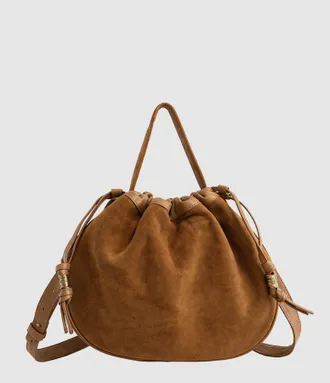 Sista Paris Sac Moon Nubuck Rust