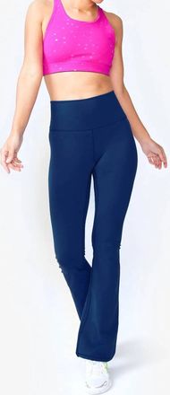 Terez Tlc Flare Legging In Navy