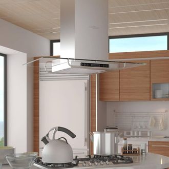 vidaXL Vidaxl Cappa Da Cucina A Isola Con Display Lcd
