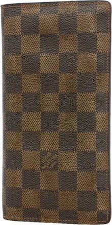 Louis Vuitton Ebene Long Wallet (Bi-Fold) (Pre-Owned)