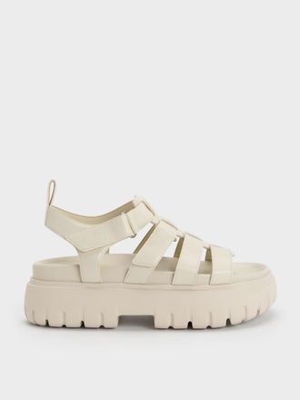 Charles & Keith Platform Caged Sandals