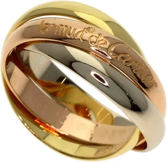 Cartier Yellow Gold (18K) Pink Gold (18K) White Gold (18K) Band Ring (Pre-Owned)