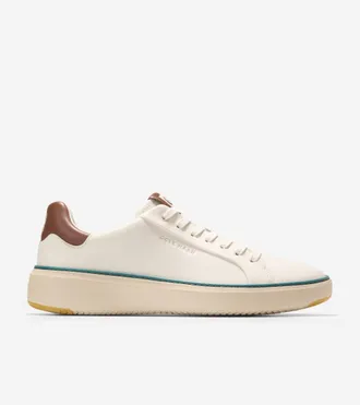 Cole Haan Mens GrandPr&oslash; Topspin Sneakers - Beige Size 10.5