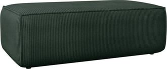 VENTE-UNIQUE.COM Puf terciopelo verde pino