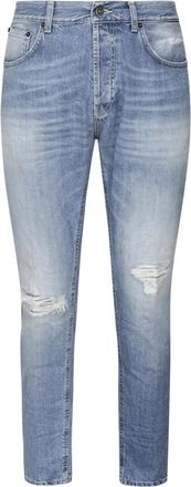 Dondup Blauwe Slim Fit Jeans Lage taille - Heren - Slim Fit Jeans - Blauw - W32 - Denim - Jeans