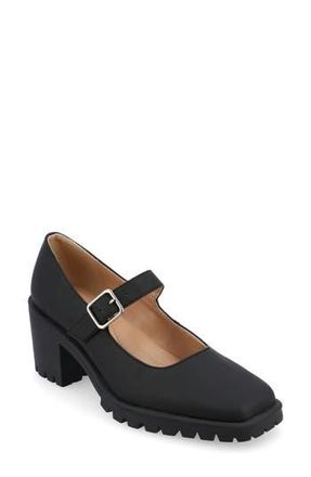 Journee Collection Mary Jane Pump in Black at Nordstrom Rack, Size 8.5
