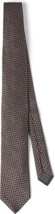 Brunello Cucinelli Silk necktie in Hazelnut at Nordstrom