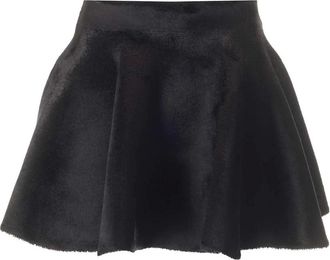Alaia Rokken, Dames, Zwart, M, Wol, Skater Skirt