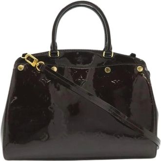 Louis Vuitton Pre-owned Handbags, female, Purple, Size: ONE SIZE Pre-owned Monogram Vernis Blair MM Handbag