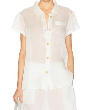 Khaite Keefe Top In Chalk