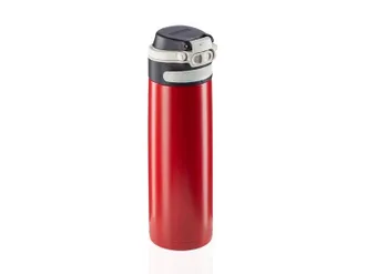 Leifheit 03273 Taza De Viaje Elegante 600 Ml Negro Rojo