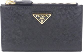 Prada Pre-owned Prada Saffiano Card Holder Ladies ZUU3YLLOWSGACPL3