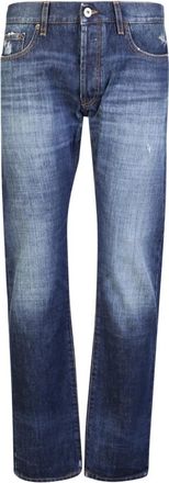 14Bros Blauwe Jeans Rechte Snit Denim - Heren - Slim Fit Jeans - Blauw - W30 - Denim - Jeans