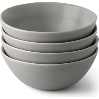 Fable Home Breakfast Bowls in Dove Gray at Nordstrom, Size Medium