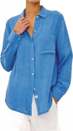 Rails Ellis Button Down Shirt In Blue
